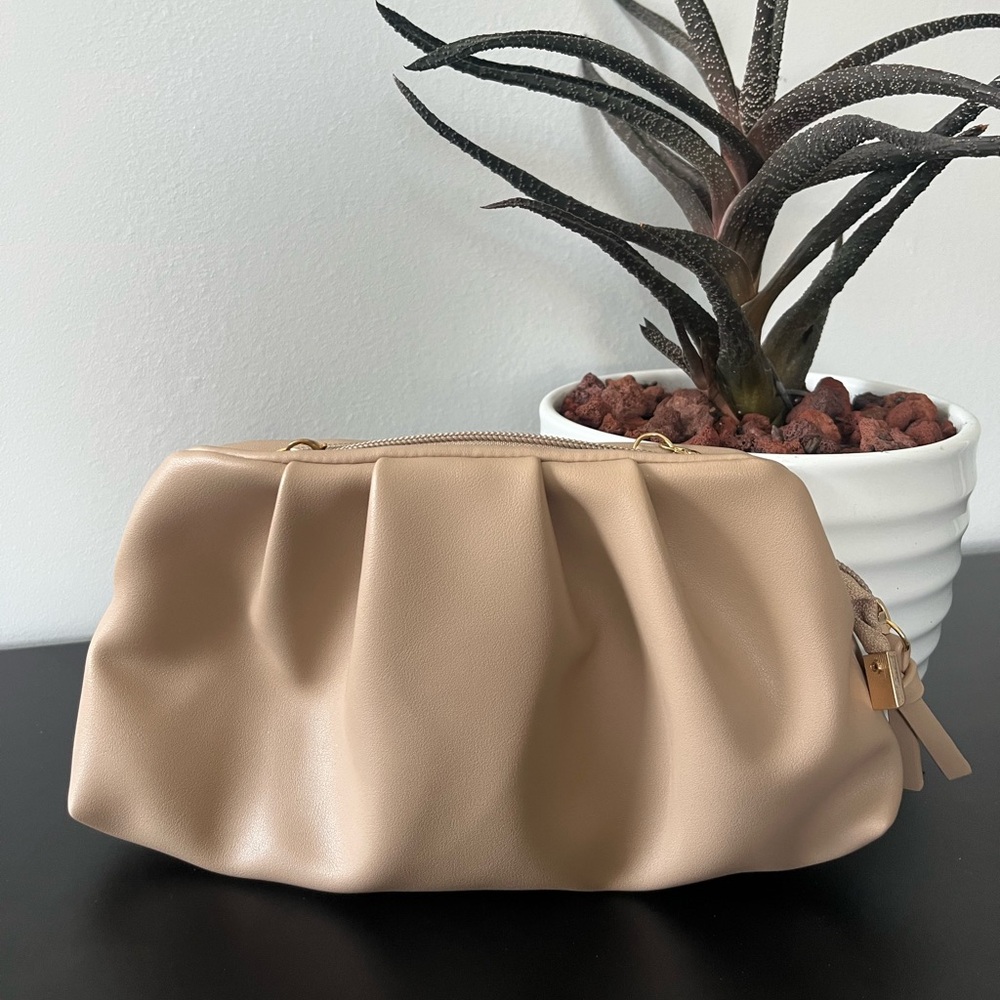 Nude Clutch & Crossbody Purse